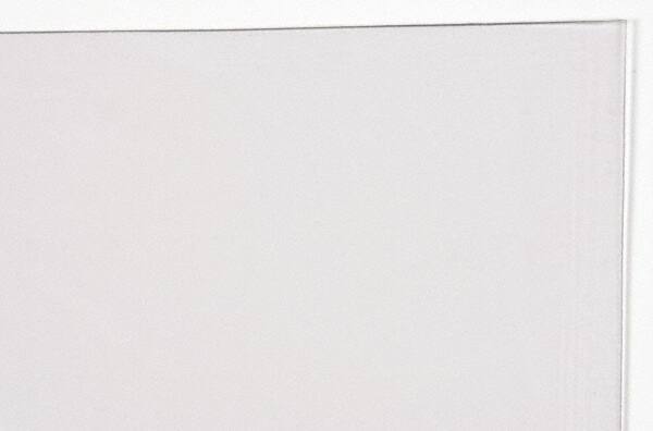 Made in USA - 1 Piece, 10" Wide x 20" Long Plastic Shim Stock Sheet - Clear (Color), ±10% Tolerance - Eagle Tool & Supply