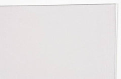 Made in USA - 1 Piece, 21" Wide x 51" Long Plastic Shim Stock Sheet - Clear (Color), ±10% Tolerance - Eagle Tool & Supply