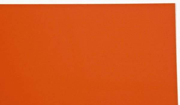 Made in USA - 1 Piece, 20" Wide x 20" Long Plastic Shim Stock Sheet - Coral (Color), ±10% Tolerance - Eagle Tool & Supply