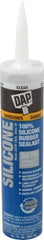 DAP - 10.1 oz Tube Clear RTV Silicone Joint Sealant - -40 to 400°F Operating Temp, 10 to 20 min Tack Free Dry Time, 24 hr Full Cure Time - Eagle Tool & Supply