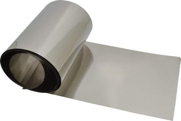 Made in USA - 50 Inch Long x 6 Inch Wide x 0.0015 Inch Thick, Roll Shim Stock - Stainless Steel - Eagle Tool & Supply