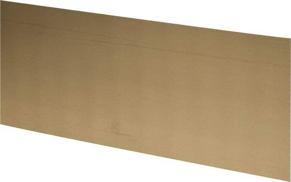 Made in USA - 2 Piece, 25 Inch Long x 6 Inch Wide x 0.031 Inch Thick, Shim Sheet Stock - Brass - Eagle Tool & Supply