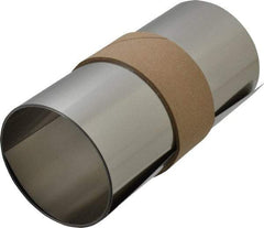 Made in USA - 1.25 m Long x 150 mm Wide x 0.3 mm Thick, Roll Shim Stock - Stainless Steel - Eagle Tool & Supply