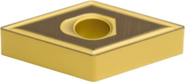 Sumitomo - DNMG431 EEX Grade AC610M Carbide Turning Insert - Al2O3 Finish, 55° Diamond, 1/2" Inscr Circle, 3/16" Thick, 1/64" Corner Radius - Eagle Tool & Supply