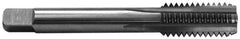 Balax - 7/16-14 UNC 4 Flute Bright Finish Cobalt Straight Flute Machine Tap - Bottoming, Right Hand Thread, 3-5/32" OAL, 0.95" Thread Length, H3 Limit, Oversize - Eagle Tool & Supply