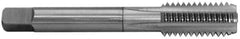 Balax - 7/16-14 UNC 4 Flute TiN Finish Cobalt Straight Flute Machine Tap - Bottoming, Right Hand Thread, 3-5/32" OAL, 0.95" Thread Length, H5 Limit, Oversize - Exact Industrial Supply