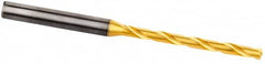 Kennametal - 19.3mm 140° Spiral Flute Solid Carbide Taper Length Drill Bit - Eagle Tool & Supply