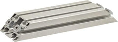 80/20 Inc. - 40mm Wide, Open Shelving Accessory/Component - Aluminum, Clear Anodized Finish, 320mm Long, Use with 4590 - Eagle Tool & Supply