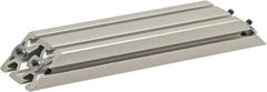 80/20 Inc. - 40mm Wide, Open Shelving Accessory/Component - Aluminum, Clear Anodized Finish, 320mm Long, Use with 4080 - Eagle Tool & Supply