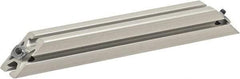 80/20 Inc. - 40mm Wide, Open Shelving Accessory/Component - Aluminum, Clear Anodized Finish, 320mm Long, Use with 4040 - Eagle Tool & Supply