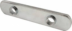 80/20 Inc. - 16mm Wide, Open Shelving Accessory/Component - Bright Zinc Finish, 75mm Long, Use with 40 Series - Eagle Tool & Supply