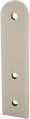 80/20 Inc. - 25mm Wide, Open Shelving Accessory/Component - Aluminum, Clear Anodized Finish, 100mm Long, Use with 25 Series & Bolt Kit 75-3404 - Eagle Tool & Supply