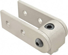 80/20 Inc. - 25mm Wide, Open Shelving 90° Pivot Nub Assembly - Aluminum, Clear Anodized Finish, 75mm Long, Use with 25 Series & Bolt Kit 75-3404 - Eagle Tool & Supply