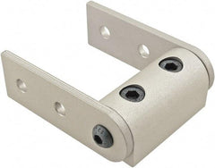 80/20 Inc. - 25mm Wide, Open Shelving Universal Pivot Nub Assembly - Aluminum, Clear Anodized Finish, 75mm Long, Use with 25 Series & Bolt Kit 75-3404 - Eagle Tool & Supply