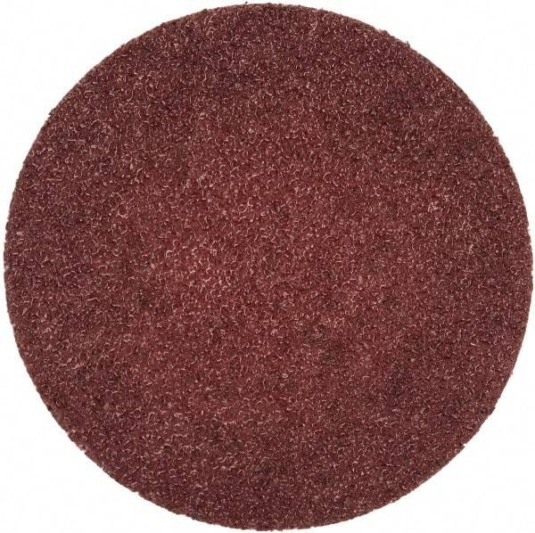 Merit Abrasives - 2" Disc Diam, 60 Grit, Aluminum Oxide Quick Change Disc - Type R Attaching System, Coated, Brown, 30,000 RPM, ALO Series - Eagle Tool & Supply
