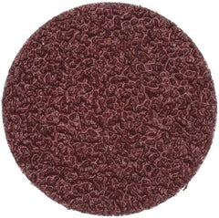 Merit Abrasives - 2" Disc Diam, 24 Grit, Aluminum Oxide Quick Change Disc - Type R Attaching System, Coated, Brown, 30,000 RPM, ALO Series - Eagle Tool & Supply