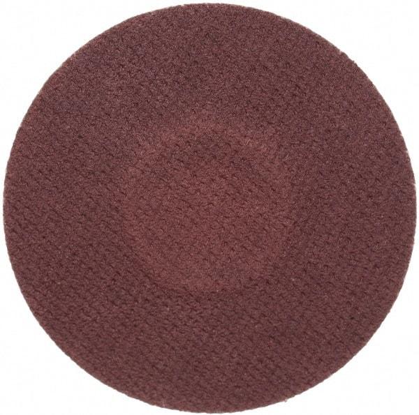 Merit Abrasives - 1-1/2" Disc Diam, 240 Grit, Aluminum Oxide Quick Change Disc - Type R Attaching System, Coated, Brown, 30,000 RPM, ALO Series - Eagle Tool & Supply