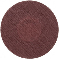 Merit Abrasives - 1-1/2" Disc Diam, 240 Grit, Aluminum Oxide Quick Change Disc - Type R Attaching System, Coated, Brown, 30,000 RPM, ALO Series - Eagle Tool & Supply