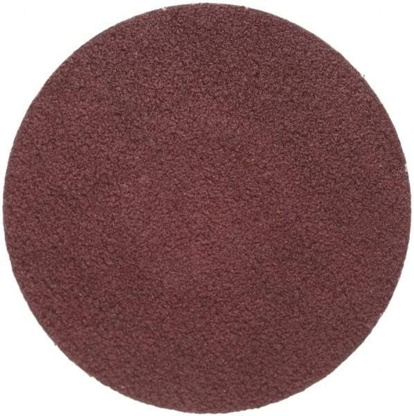 Merit Abrasives - 1-1/2" Disc Diam, 150 Grit, Aluminum Oxide Quick Change Disc - Type R Attaching System, Coated, Brown, 30,000 RPM, ALO Series - Eagle Tool & Supply