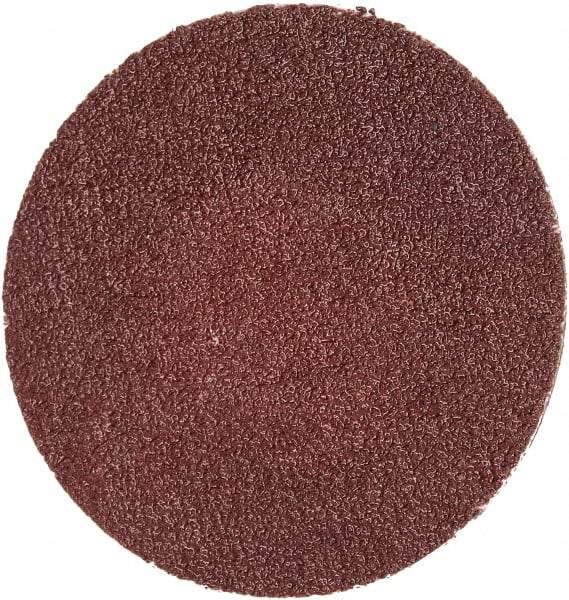 Merit Abrasives - 1-1/2" Disc Diam, 120 Grit, Aluminum Oxide Quick Change Disc - Type R Attaching System, Coated, Brown, 30,000 RPM, ALO Series - Eagle Tool & Supply