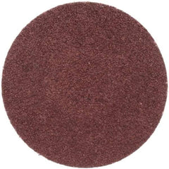 Merit Abrasives - 1-1/2" Disc Diam, 80 Grit, Aluminum Oxide Quick Change Disc - Type R Attaching System, Coated, Brown, 30,000 RPM, ALO Series - Eagle Tool & Supply