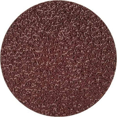 Merit Abrasives - 1-1/2" Disc Diam, 50 Grit, Aluminum Oxide Quick Change Disc - Type R Attaching System, Coated, Brown, 30,000 RPM, ALO Series - Eagle Tool & Supply