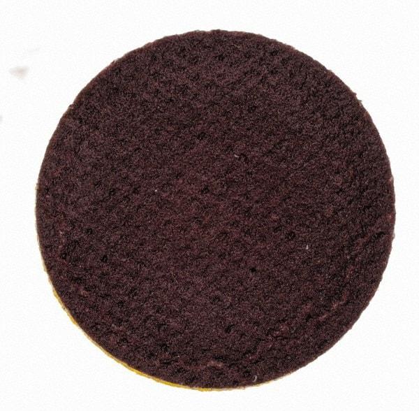 Merit Abrasives - 3/4" Disc Diam, 320 Grit, Aluminum Oxide Quick Change Disc - Type R Attaching System, Coated, Brown, 40,000 RPM, ALO Series - Eagle Tool & Supply