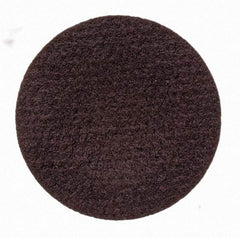 Merit Abrasives - 3/4" Disc Diam, 320 Grit, Aluminum Oxide Quick Change Disc - Type S Attaching System, Coated, Brown, 40,000 RPM, ALO Series - Eagle Tool & Supply