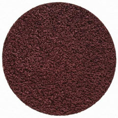 Merit Abrasives - 1-1/2" Disc Diam, 60 Grit, Aluminum Oxide Quick Change Disc - Type R Attaching System, Coated, Brown, 30,000 RPM, ALO Series - Eagle Tool & Supply