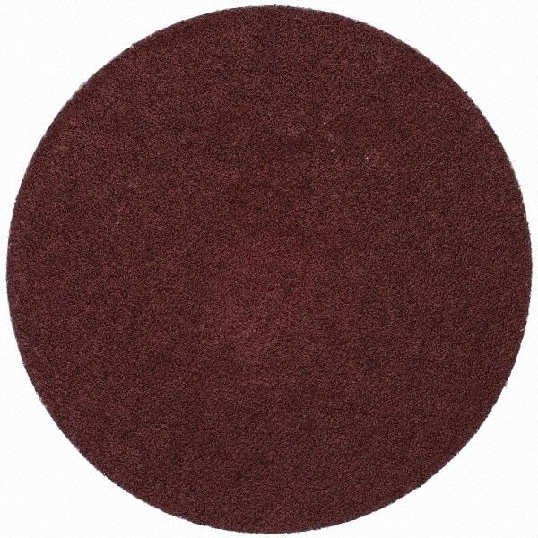 Merit Abrasives - 3" Disc Diam, 100 Grit, Aluminum Oxide Quick Change Disc - Type S Attaching System, Coated, Brown, 20,000 RPM, ALO Series - Eagle Tool & Supply