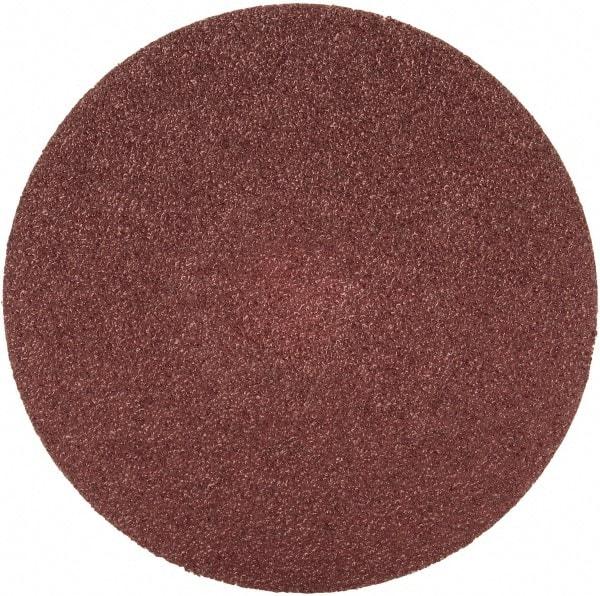 Merit Abrasives - 3" Disc Diam, 80 Grit, Aluminum Oxide Quick Change Disc - Type S Attaching System, Coated, Brown, 20,000 RPM, ALO Series - Eagle Tool & Supply