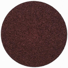 Merit Abrasives - 3" Disc Diam, 50 Grit, Aluminum Oxide Quick Change Disc - Type S Attaching System, Coated, Brown, 20,000 RPM, ALO Series - Eagle Tool & Supply