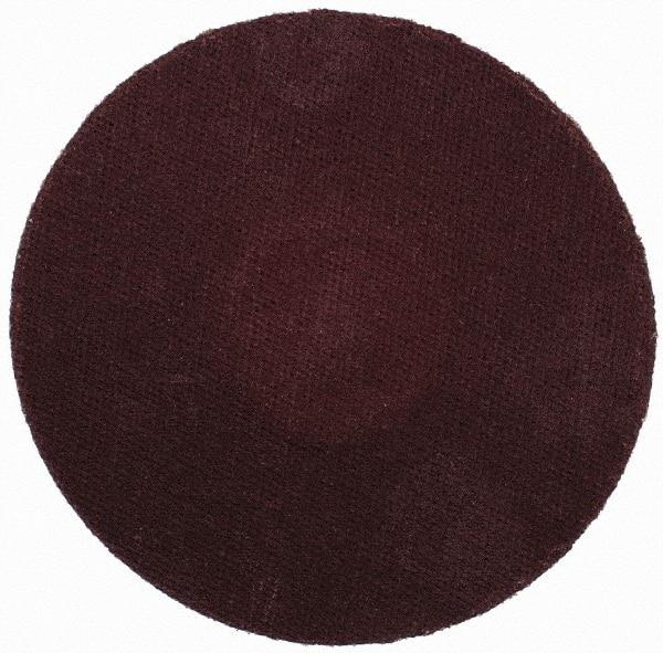 Merit Abrasives - 3" Disc Diam, 320 Grit, Aluminum Oxide Quick Change Disc - Type P Attaching System, Coated, Brown, 20,000 RPM, ALO Series - Eagle Tool & Supply