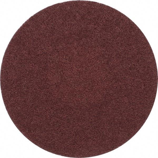 Merit Abrasives - 3" Disc Diam, 60 Grit, Aluminum Oxide Quick Change Disc - Type P Attaching System, Coated, Brown, 20,000 RPM, ALO Series - Eagle Tool & Supply