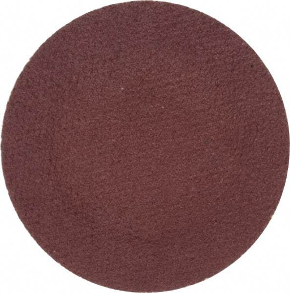 Merit Abrasives - 1-1/2" Disc Diam, 240 Grit, Aluminum Oxide Quick Change Disc - Type P Attaching System, Coated, Brown, 30,000 RPM, ALO Series - Eagle Tool & Supply