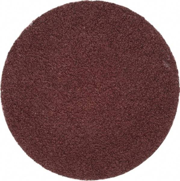 Merit Abrasives - 1-1/2" Disc Diam, 80 Grit, Aluminum Oxide Quick Change Disc - Type P Attaching System, Coated, Brown, 30,000 RPM, ALO Series - Eagle Tool & Supply