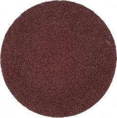 Merit Abrasives - 1-1/2" Disc Diam, 80 Grit, Aluminum Oxide Quick Change Disc - Type P Attaching System, Coated, Brown, 30,000 RPM, ALO Series - Eagle Tool & Supply