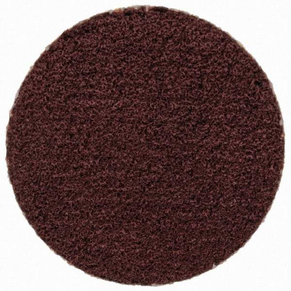 Merit Abrasives - 3/4" Disc Diam, 180 Grit, Aluminum Oxide Quick Change Disc - Type P Attaching System, Coated, Brown, 40,000 RPM, ALO Series - Eagle Tool & Supply