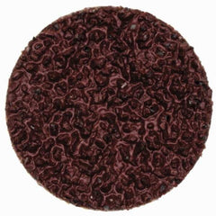 Merit Abrasives - 3/4" Disc Diam, 36 Grit, Aluminum Oxide Quick Change Disc - Type P Attaching System, Coated, Brown, 40,000 RPM, ALO Series - Eagle Tool & Supply