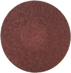 Merit Abrasives - 3" Disc Diam, 80 Grit, Aluminum Oxide Quick Change Disc - Type R Attaching System, Coated, Brown, 20,000 RPM, ALO Series - Eagle Tool & Supply