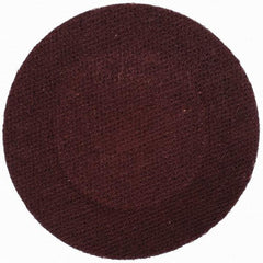 Merit Abrasives - 2" Disc Diam, 240 Grit, Aluminum Oxide Quick Change Disc - Type R Attaching System, Coated, Brown, 30,000 RPM, ALO Series - Eagle Tool & Supply