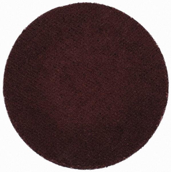 Merit Abrasives - 2" Disc Diam, 180 Grit, Aluminum Oxide Quick Change Disc - Type R Attaching System, Coated, Brown, 30,000 RPM, ALO Series - Eagle Tool & Supply