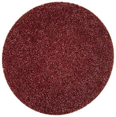 Merit Abrasives - 2" Disc Diam, 80 Grit, Aluminum Oxide Quick Change Disc - Type R Attaching System, Coated, Brown, 30,000 RPM, ALO Series - Eagle Tool & Supply