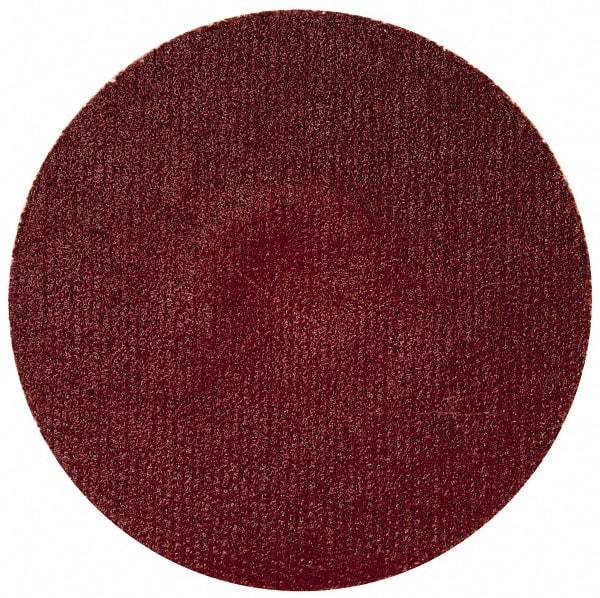 Merit Abrasives - 2" Disc Diam, 240 Grit, Aluminum Oxide Quick Change Disc - Type S Attaching System, Coated, Brown, 30,000 RPM, ALO Series - Eagle Tool & Supply