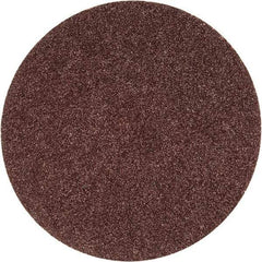 Merit Abrasives - 2" Disc Diam, 80 Grit, Aluminum Oxide Quick Change Disc - Type S Attaching System, Coated, Brown, 30,000 RPM, ALO Series - Eagle Tool & Supply