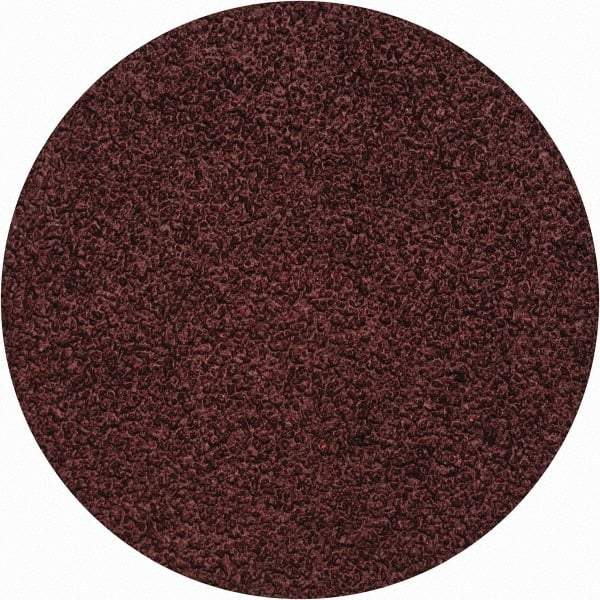 Merit Abrasives - 1-1/2" Disc Diam, 80 Grit, Aluminum Oxide Quick Change Disc - Type S Attaching System, Coated, Brown, 30,000 RPM, ALO Series - Eagle Tool & Supply
