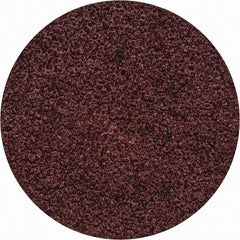 Merit Abrasives - 1-1/2" Disc Diam, 60 Grit, Aluminum Oxide Quick Change Disc - Type S Attaching System, Coated, Brown, 30,000 RPM, ALO Series - Eagle Tool & Supply