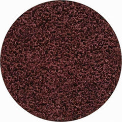 Merit Abrasives - 1-1/2" Disc Diam, 40 Grit, Aluminum Oxide Quick Change Disc - Type S Attaching System, Coated, Brown, 30,000 RPM, ALO Series - Eagle Tool & Supply