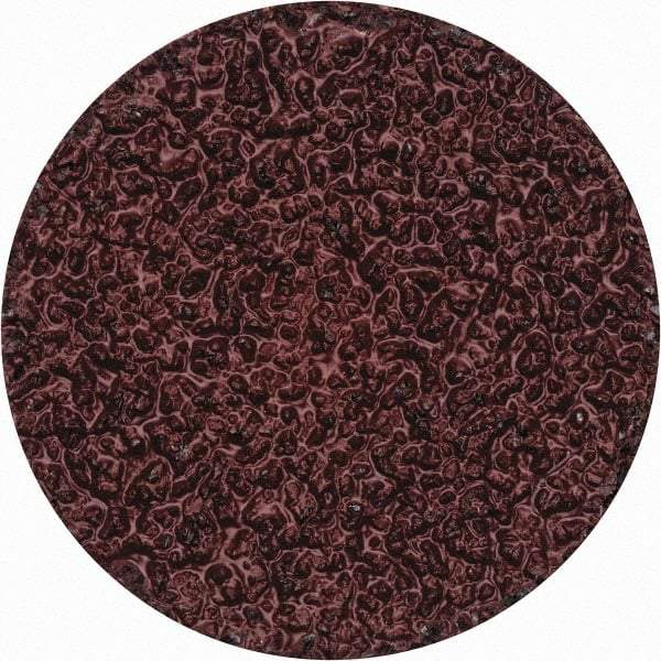 Merit Abrasives - 1-1/2" Disc Diam, 36 Grit, Aluminum Oxide Quick Change Disc - Type S Attaching System, Coated, Brown, 30,000 RPM, ALO Series - Eagle Tool & Supply