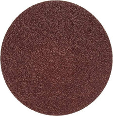 Merit Abrasives - 3" Disc Diam, 50 Grit, Aluminum Oxide Quick Change Disc - Type P Attaching System, Coated, Brown, 20,000 RPM, ALO Series - Eagle Tool & Supply